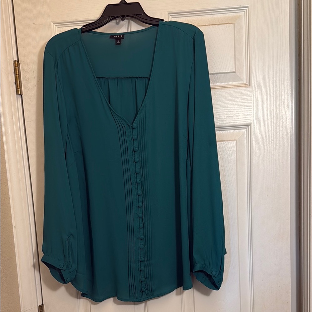 Elegant green Women's Top
